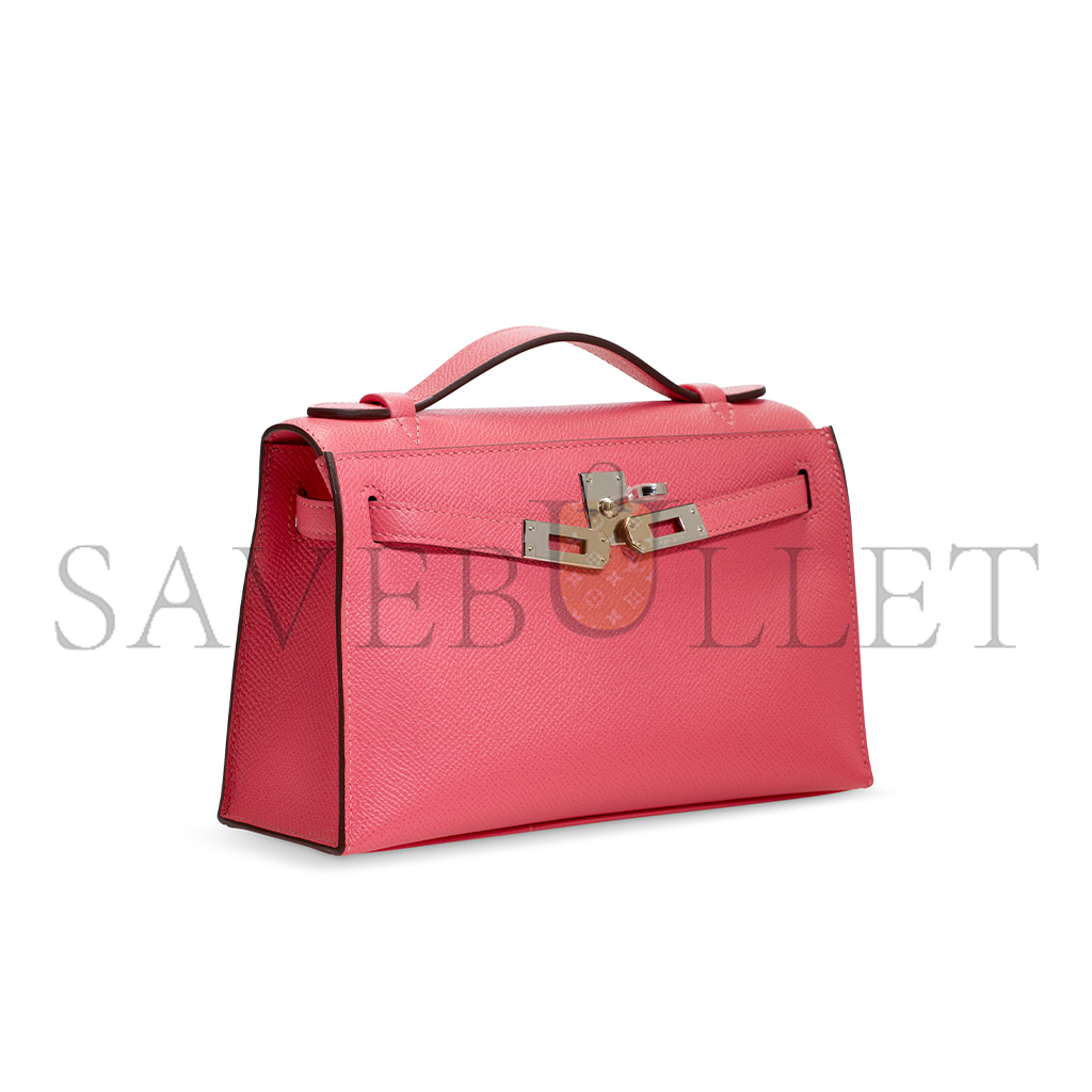 HERMES MASTER MINI KELLY EPSOM 8W ROSE AZALEE (22*14*7cm)